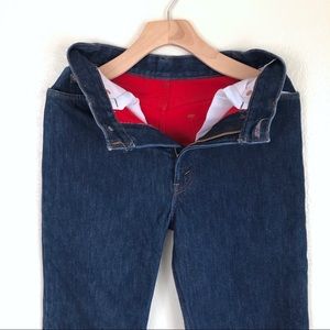 Vintage Rare Levi's 517 Orange Tab Flannel Lined